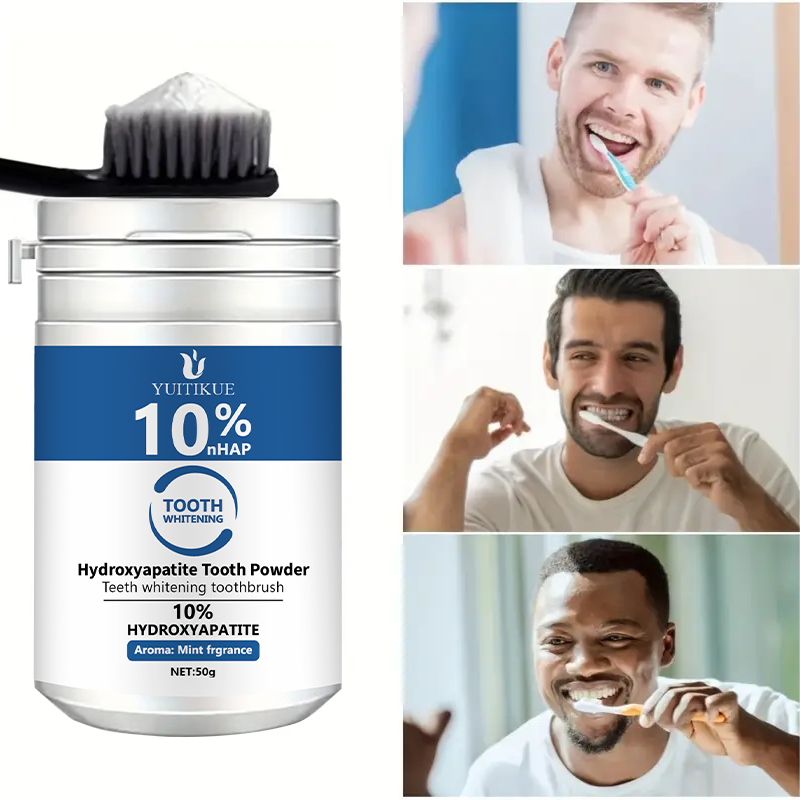 YUTIKUE 10% nHAP Tooth Powder  - đánh giá và giá Teeth Whitening From Home