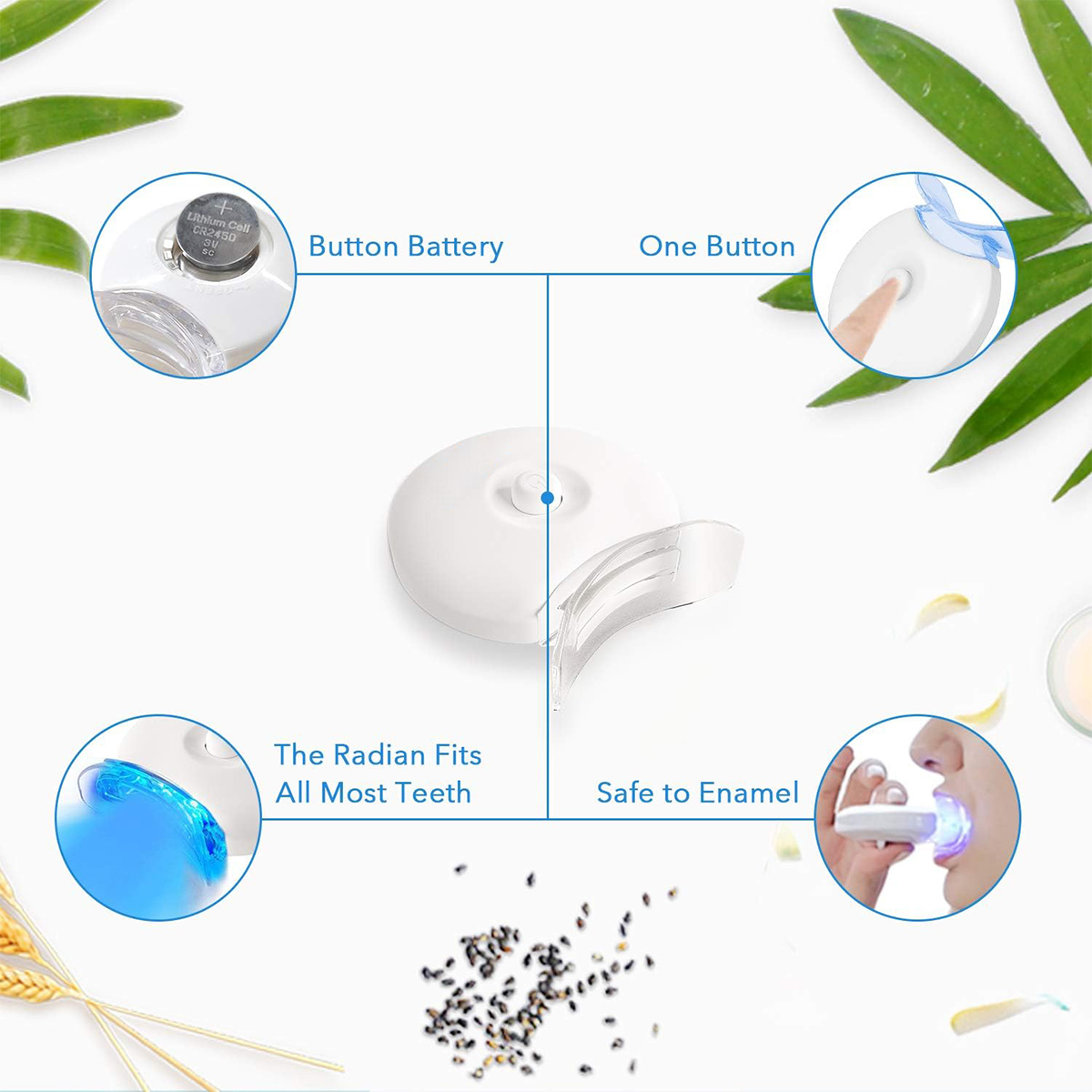 Teeth Whitening Kit - 5X LED L - đánh giá và giá Teeth Whitening With Hydrogen Peroxide