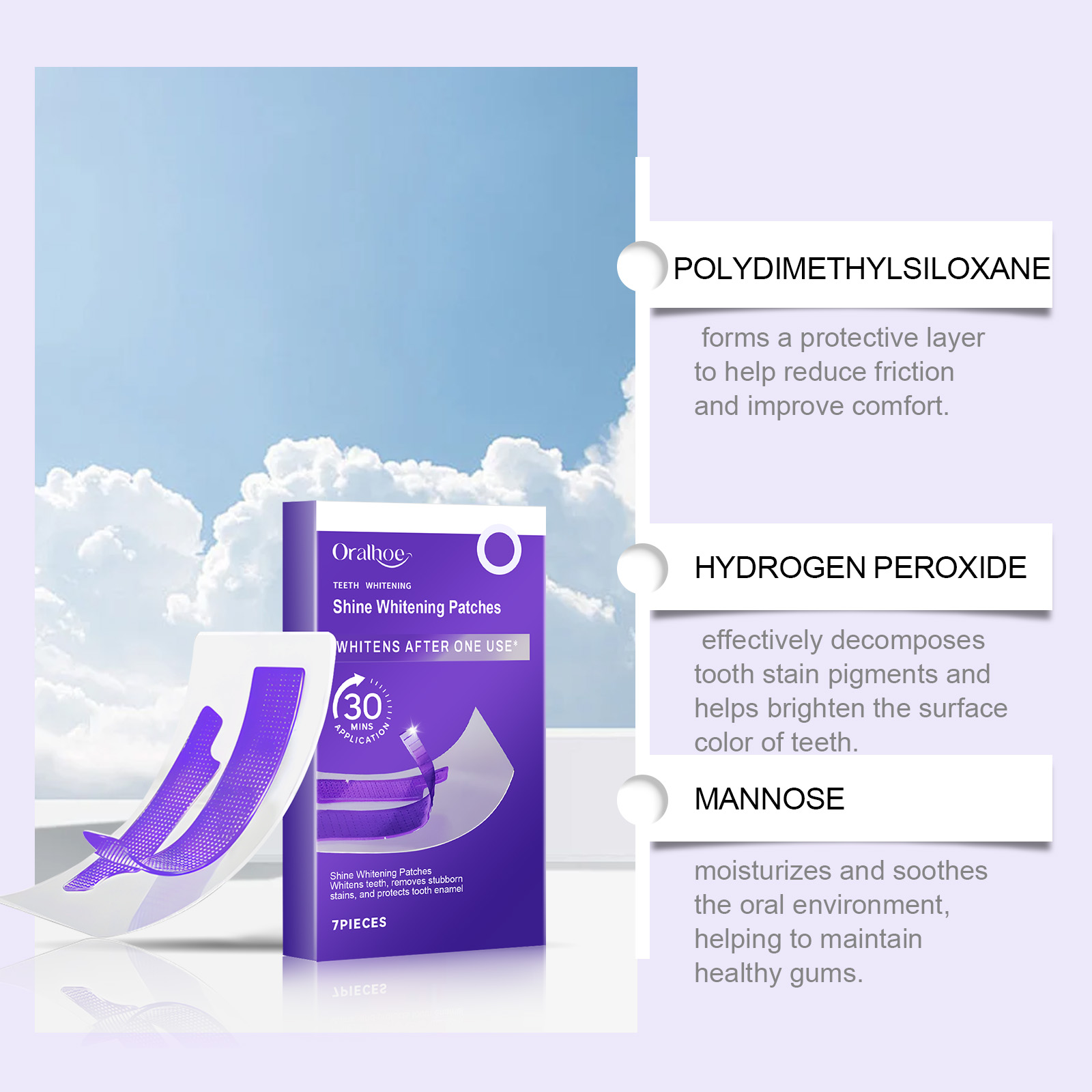 ORALHOE 7PCS/Box Teeth Whiteni - đánh giá và giá Teeth Whitening Quick