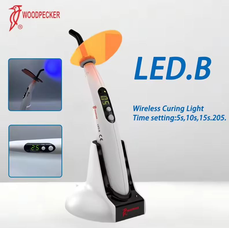 Dental Curing Light Woodpecker - đánh giá và giá Teeth Whitening Kit With Light