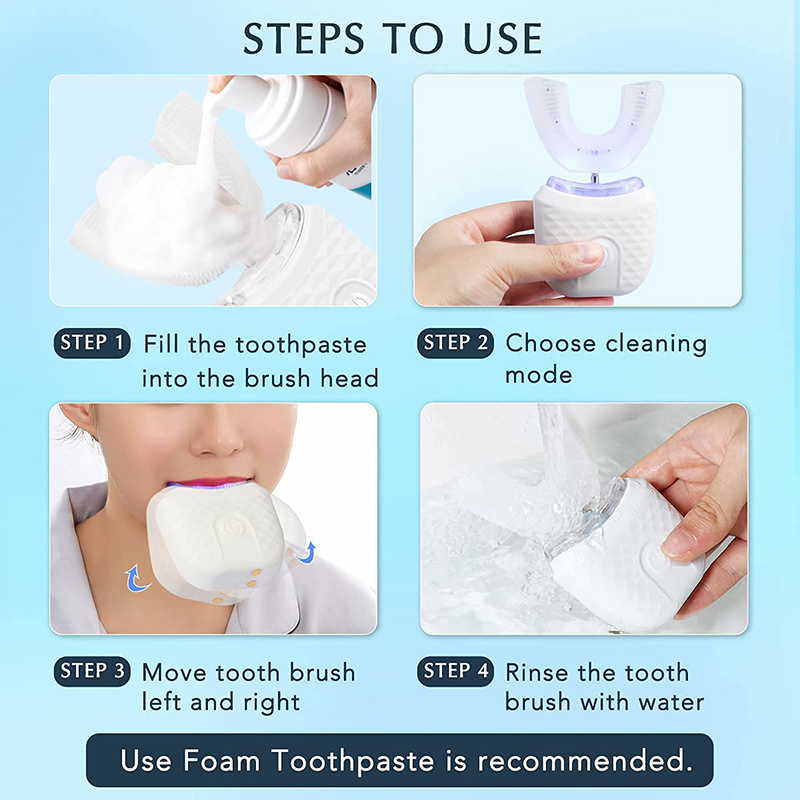 U-Shaped Rechargeable Light Qu - đánh giá và giá Teeth Whitening Quick