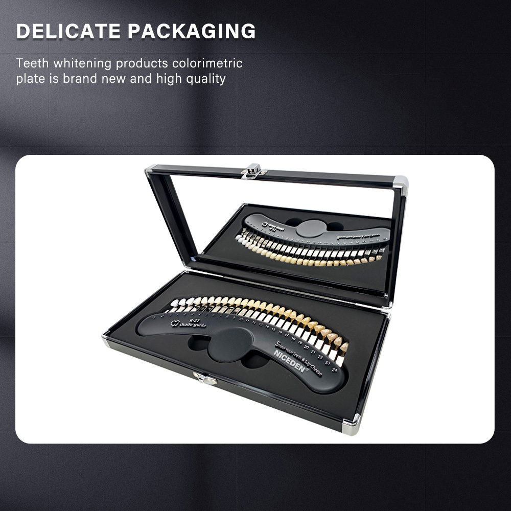 27 Colors Teeth Whitening set  - đánh giá và giá Teeth Whitening Shade Guide