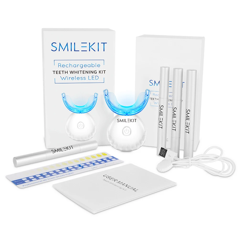 Dental Teeth Whitening Kit Min - đánh giá và giá Teeth Whitening Kit With Light