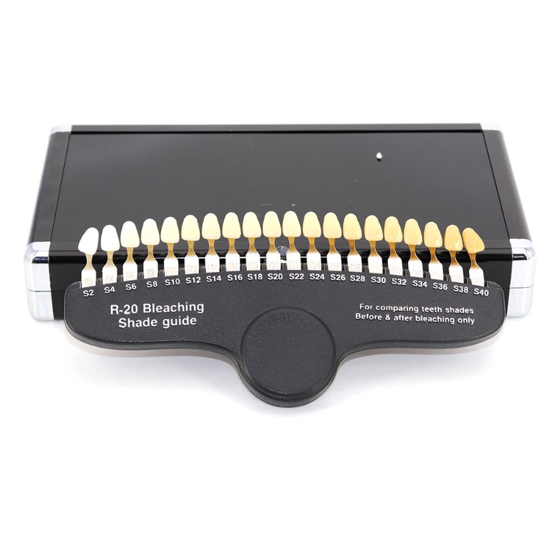 20/27 Colors 3D Dental Lab Ble - đánh giá và giá Teeth Whitening Shade Guide