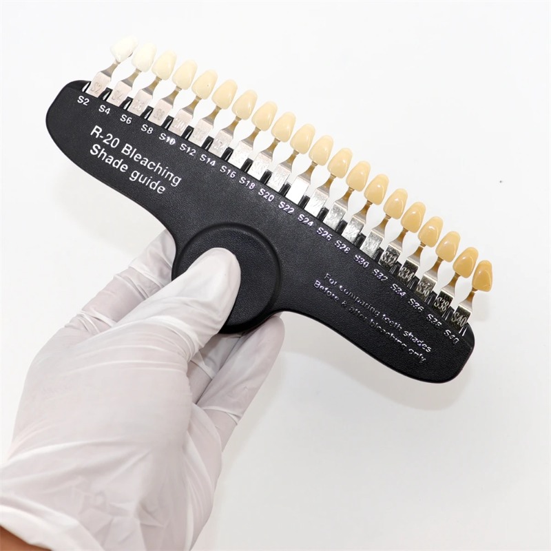 20/27 Colors 3D Dental Lab Ble - đánh giá và giá Teeth Whitening Shade Guide