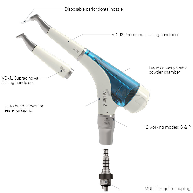 New Dental AIR Polisher Teeth  - đánh giá và giá Teeth Whitening Quick