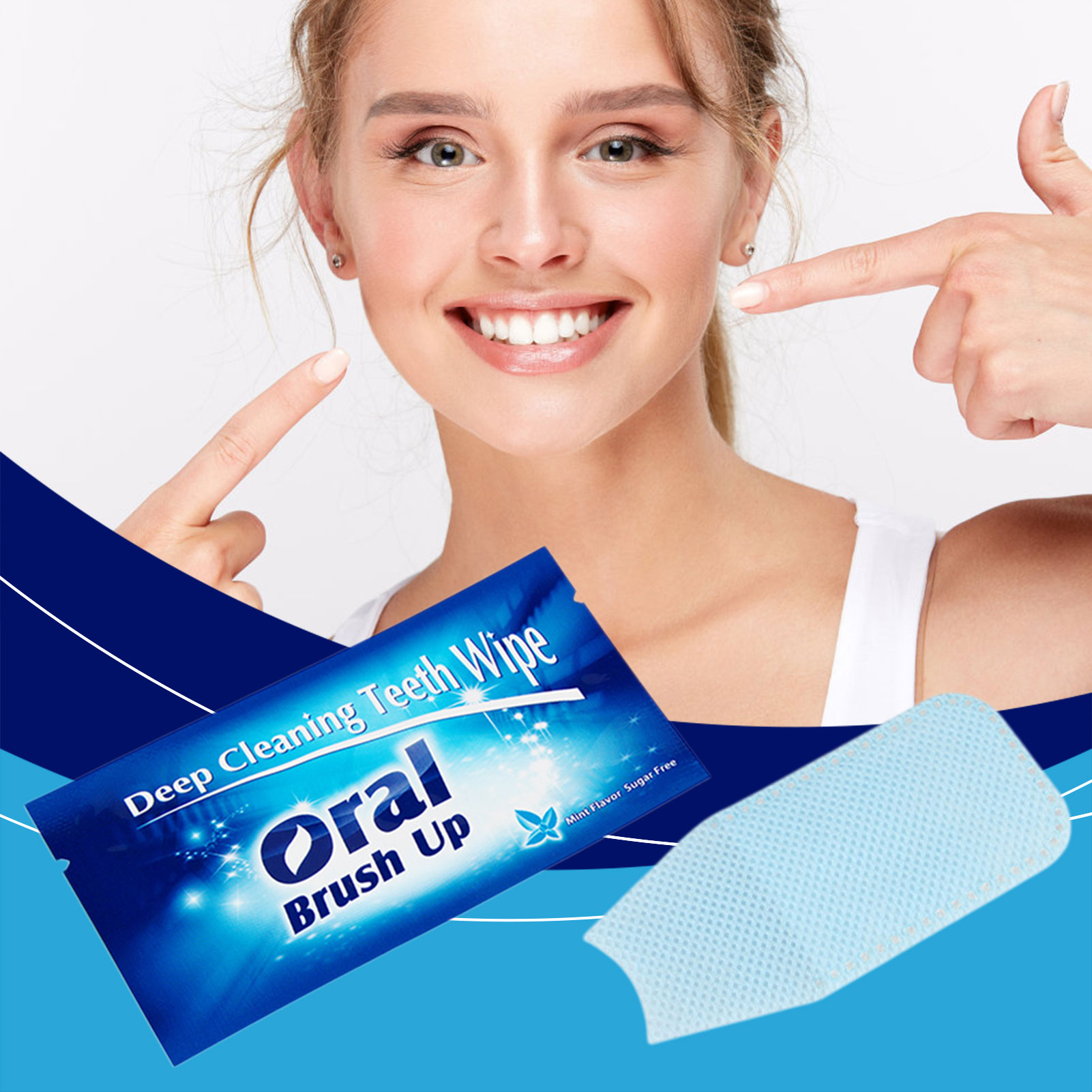 Finger Sleeve Dental-Wipe For  - đánh giá và giá Teeth Whitening Quick